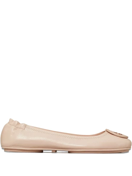 Балетки с логотипом Tory Burch Minnie в деталях pink
