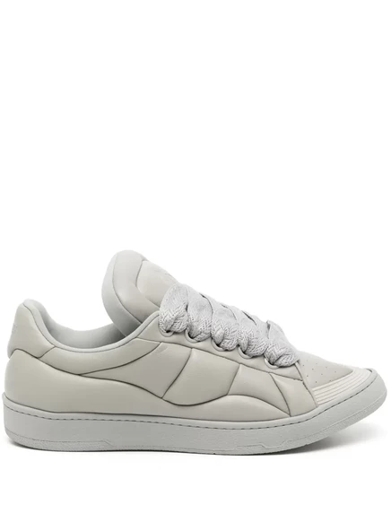 Кожаные кроссовки Lanvin Curb XL grey
