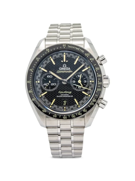 Мужские часы Omega Speedmaster Super Racing 44 мм хронограф с автоподзаводом и тахиметром, черные