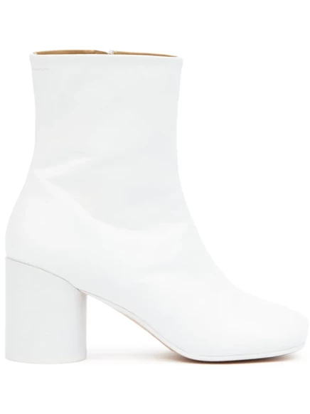 Анатомические ботильоны MM6 Maison Margiela 70 мм white