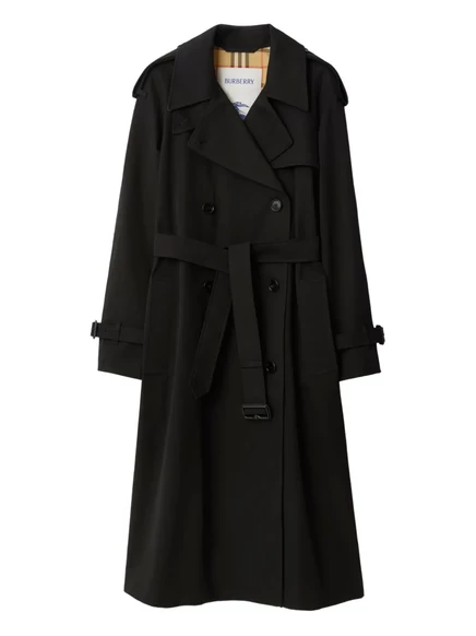 Двубортный тренч от Burberry с поясом black