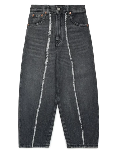 Детские потертые джинсы MM6 Maison Margiela grey