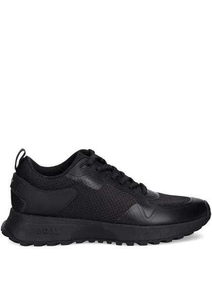 Кроссовки с сетчатыми вставками BOSS black