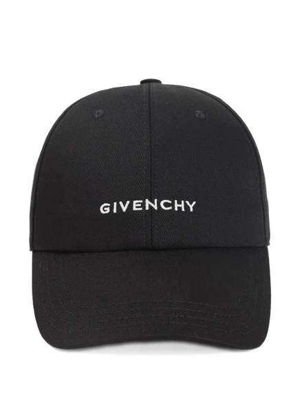 Женская бейсболка Givenchy с вышитым логотипом, черная