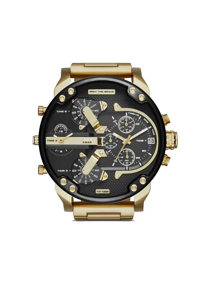 Мужские часы Diesel Mr. Daddy 2.0 DZ7333, 57 мм, золотистые