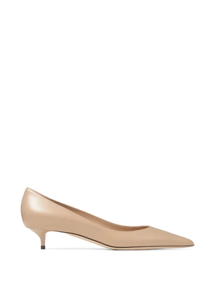 Женские лодочки Jimmy Choo Amelia на низком каблуке, бежевые
