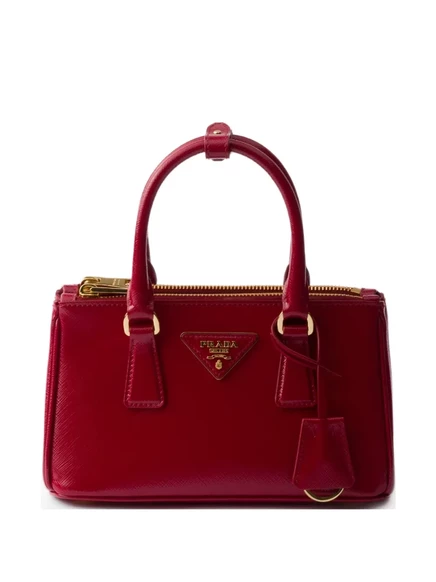 Женская сумка-тоут Prada Mini Galleria Saffiano, красная