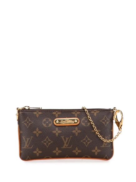 Сумка на плечо Louis Vuitton Pochette Milla MM, коричневая