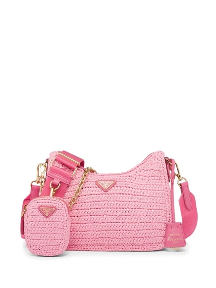 Новая сумка через плечо от Prada pink