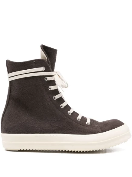 Мужские высокие кроссовки RICK OWENS DRKSHDW Geobasket, коричневые