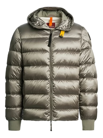Мужская стеганая куртка Parajumpers Pharrel с капюшоном, серая