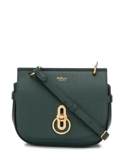 Сумка через плечо с логотипом Mulberry Amberley green