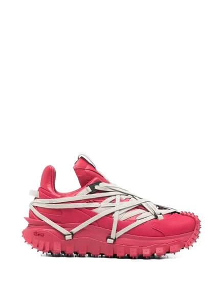 Кроссовки Moncler Rick Owens Trailgrip Megalace низкие, розовые