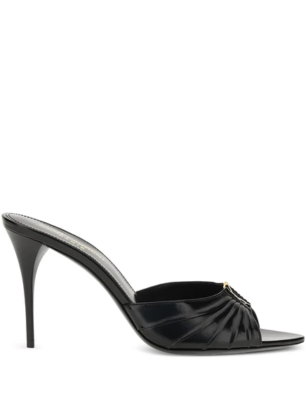 Женские мюли Saint Laurent Babylone 90 мм, черные
