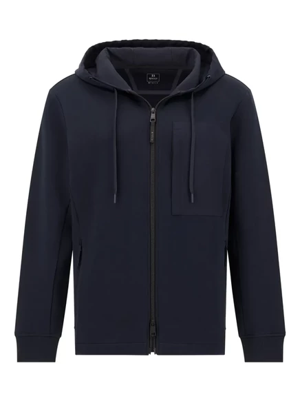 Толстовка Boggi Milano на молнии blue