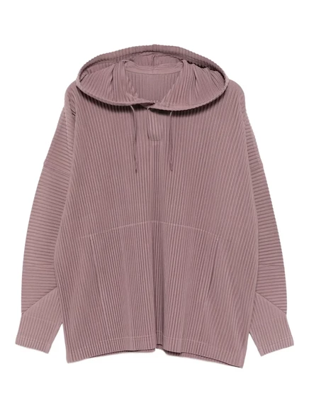 Мужское худи Homme Plissé Issey Miyake плиссированное, фиолетовое