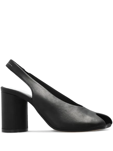 Женские туфли MM6 Maison Margiela слингбэк, черные