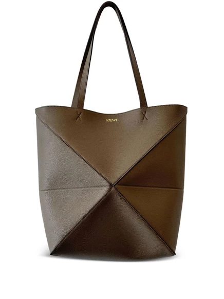Женская сумка Loewe Puzzle Fold Tote средняя, нейтральная