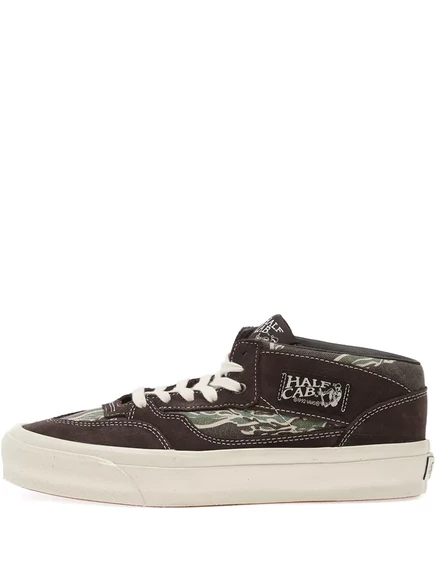 Унисекс высокие кеды Vans Half Cab 33 замшевые, коричневые