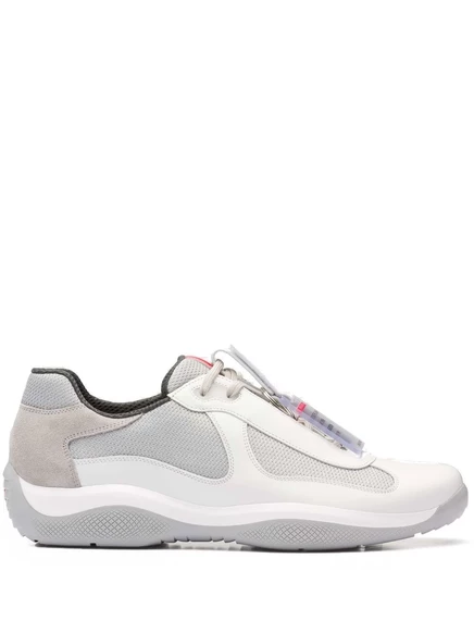 Оригинальные кроссовки с низким верхом Prada America's Cup white