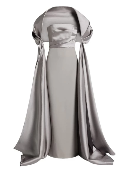 Платье Solace London Vera gown grey