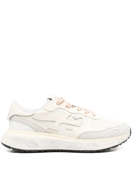 Кроссовки Premiata с кожаными вставками neutrals