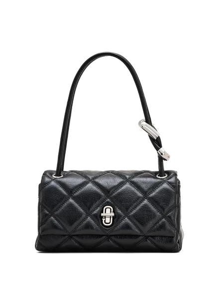 Marc Jacobs - мини-стеганая сумка с двумя наплечниками black