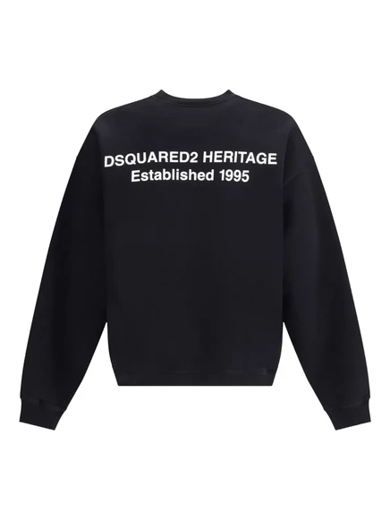 Мужской свитшот DSquared2 с логотипом, черный