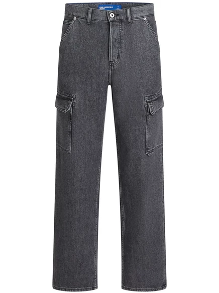 Мужские джинсы Karl Lagerfeld Jeans свободного кроя, серые