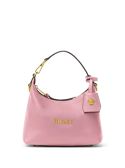 Сумка-хобо с биркой Versace pink