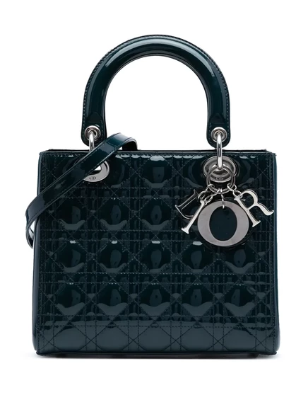 Женская сумка Christian Dior Pre-Owned Lady Dior, зеленая