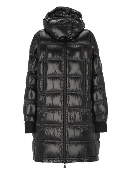 Стеганая спортивная куртка Moncler Grenoble Rochelairs с капюшоном black