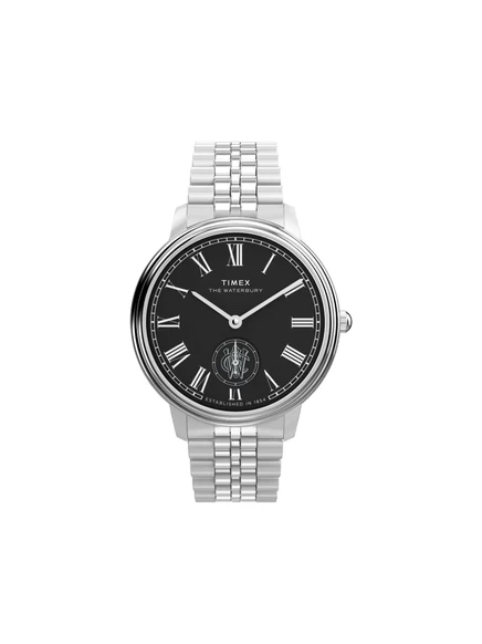 Мужские часы Timex Waterbury 39 мм, черный циферблат