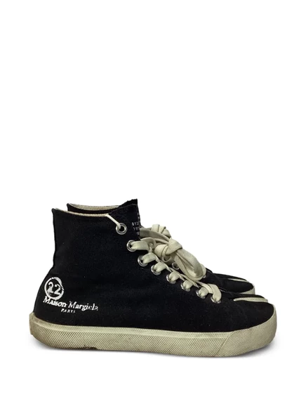 Женские кеды Maison Martin Margiela Pre-Owned Tabi, черные