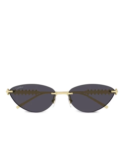 Солнцезащитные очки Cartier Eyewear, золотистые