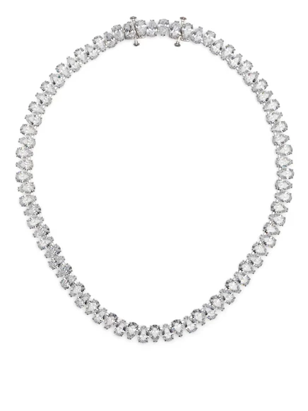 Женское ожерелье Swarovski Matrix, серебристое