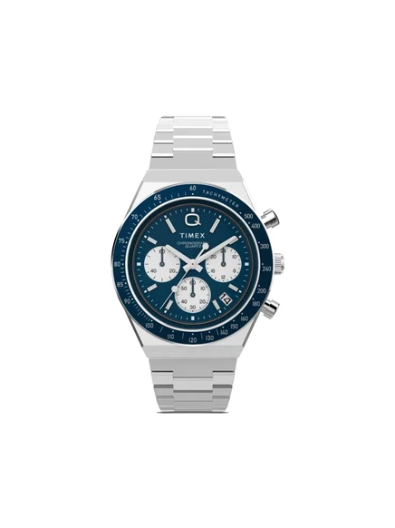 Мужские часы Timex Q Chronograph 40 мм, синий