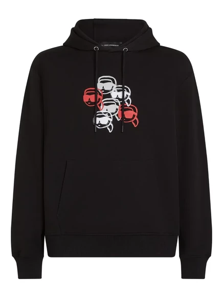 Мужское худи Karl Lagerfeld Ikon, черное