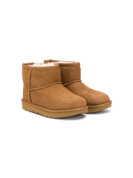 Ботинки для девочек UGG Kids Classic Mini II, коричневые