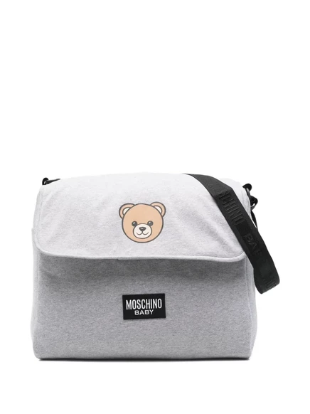 Сумка для пеленания Moschino Kids Teddy Bear, серая