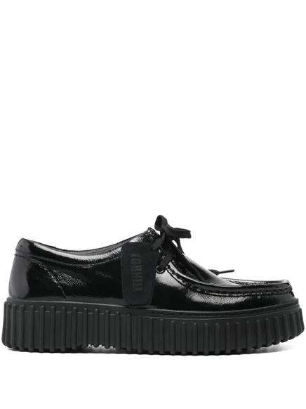 Женские кожаные кроссовки Clarks Torhill Bee, черные