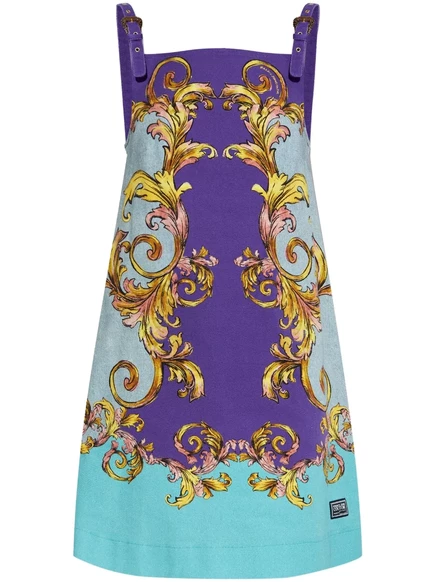 Женское платье Versace Jeans Couture мини, фиолетовое