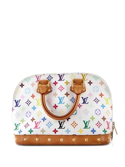 Многоцветная сумка PM с монограммой Alma, бывшая в употреблении у Louis Vuitton