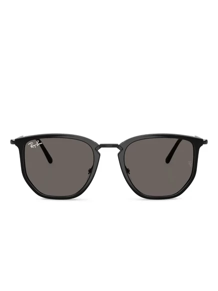 Солнцезащитные очки Ray Ban с геометрической оправой, черные