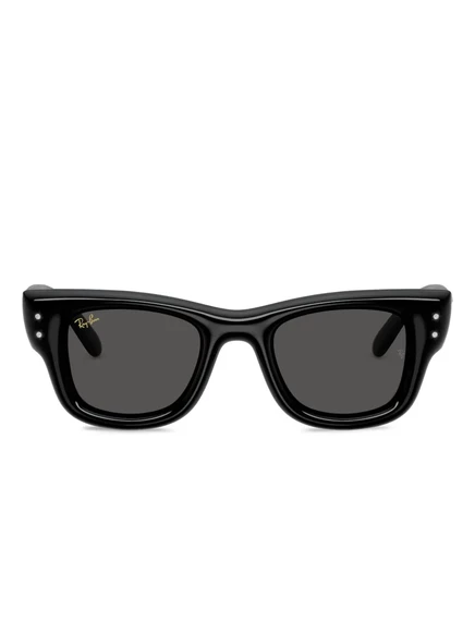 Солнцезащитные очки Ray Ban Wayfarer с заклепками, черные