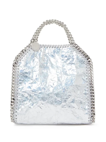 Женская сумка Stella McCartney Mini Falabella, серебристая