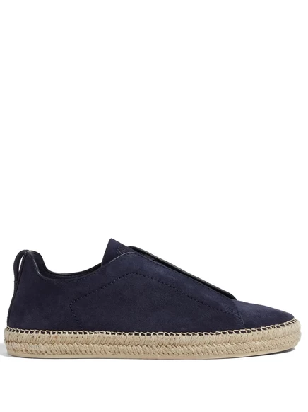 Мужские эспадрильи Zegna Triple Stitch, синие