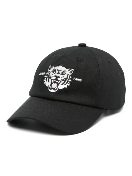 Унисекс кепка Kenzo Tiger‑head, черная
