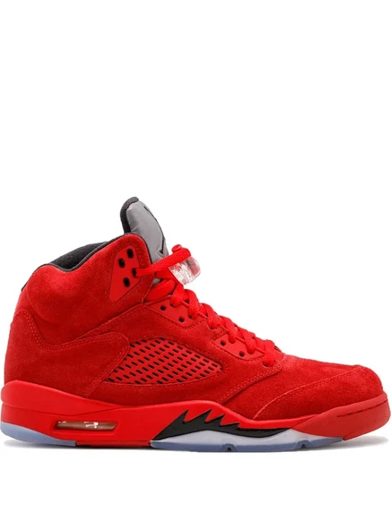 Кроссовки Jordan Air Jordan 5 Retro Red Suede, красные