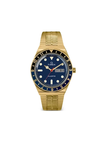 Часы Timex Q Reissue 38 мм, синие